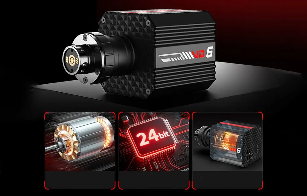Napęd Direct Drive 6 Nm — realizm i kontrola